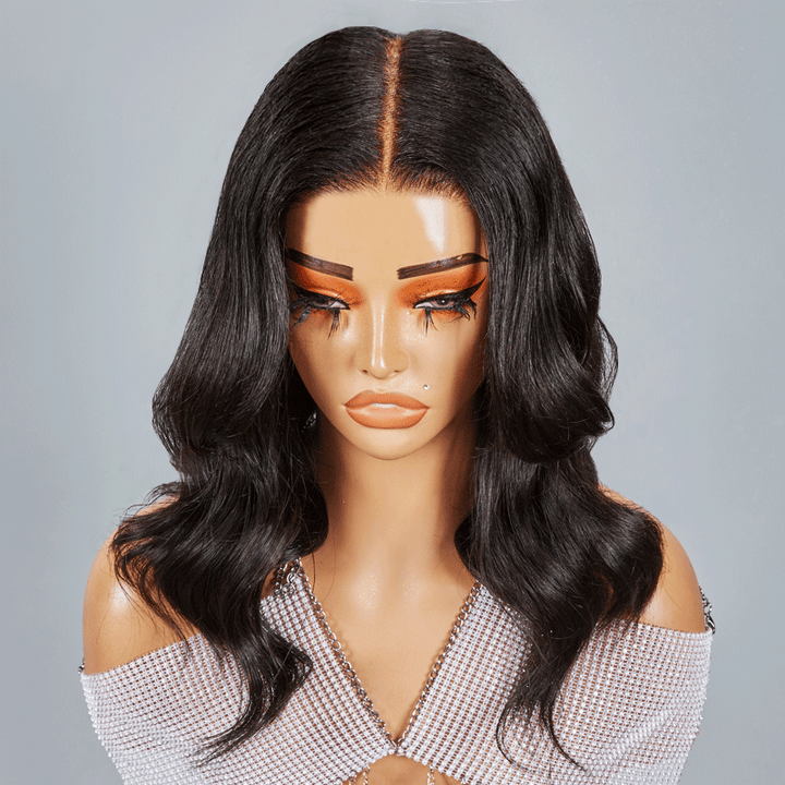 Shine Hair 9x6 Layered Cut Glueless Body wave Bob Wig