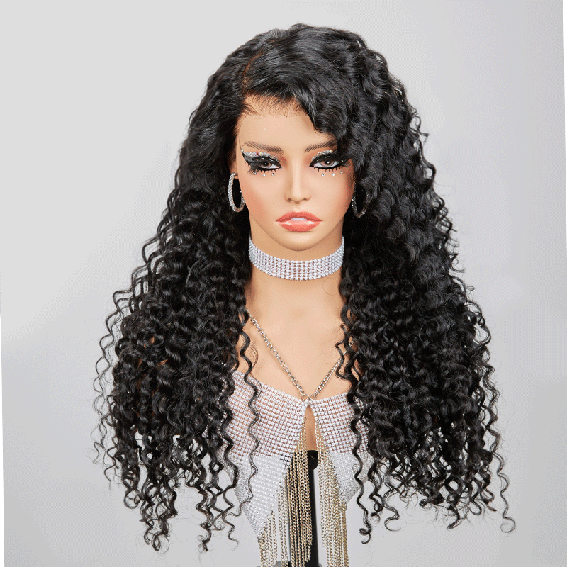 Shine Hair Wig 9x6 Glueless Side Part Invisible Knot Curly Wig