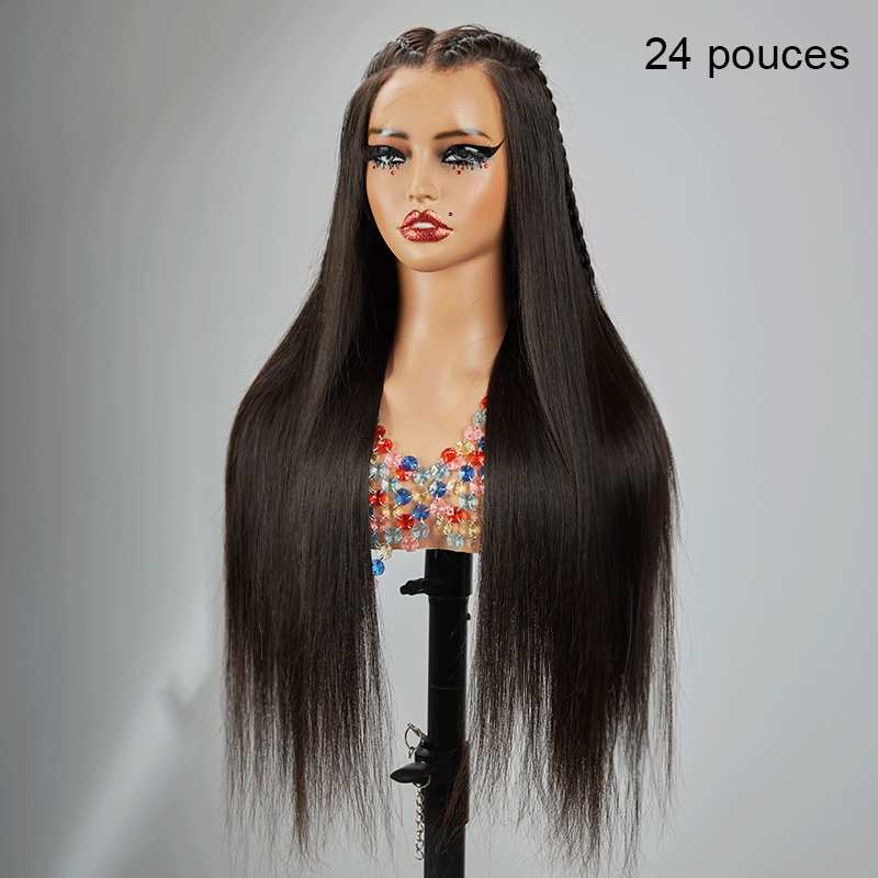 Shine Hair Wig 13x4 Glueless Pre-Braided Time Saving Lace Front Wig Straight