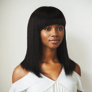 Shine Hair Classic Glueless Bob Straight Wear Go Human Hair Wig