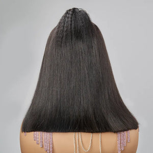 13x4 Glueless Pre-braided Bob Wig Straight