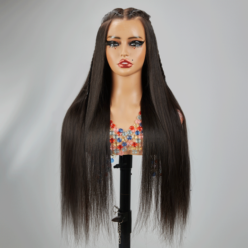 Shine Hair Wig 13x4 Glueless Pre-Braided Time Saving Lace Front Wig Straight