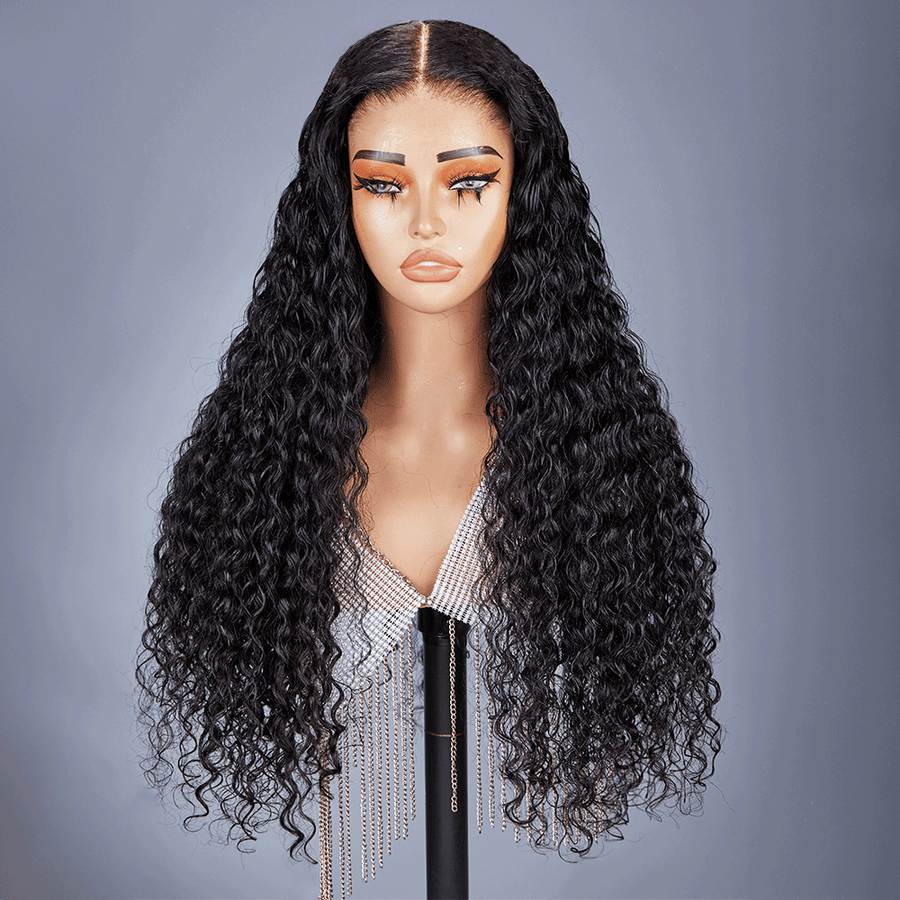 Shine Hair 9x6 Glueless Upgraded Bleached Knots Curly Human Hair Wig