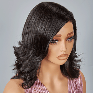 Shine Hair 9x6 Glueless Minimalism Natural Wave Bob Wig