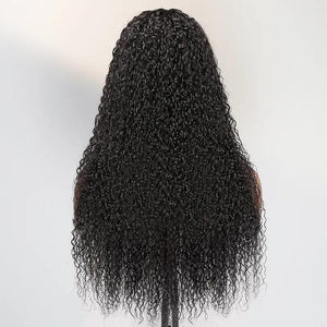 7X5 Glueless Pre-plucked Super Kinky Curly Wear Go Human Hair Frontal Wig - SHINE HAIR WIG