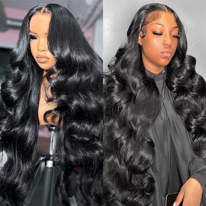 7×5 Glueless Pre Plucked & Bleached Ready To Go Body Wave Wig 100% Human Hair