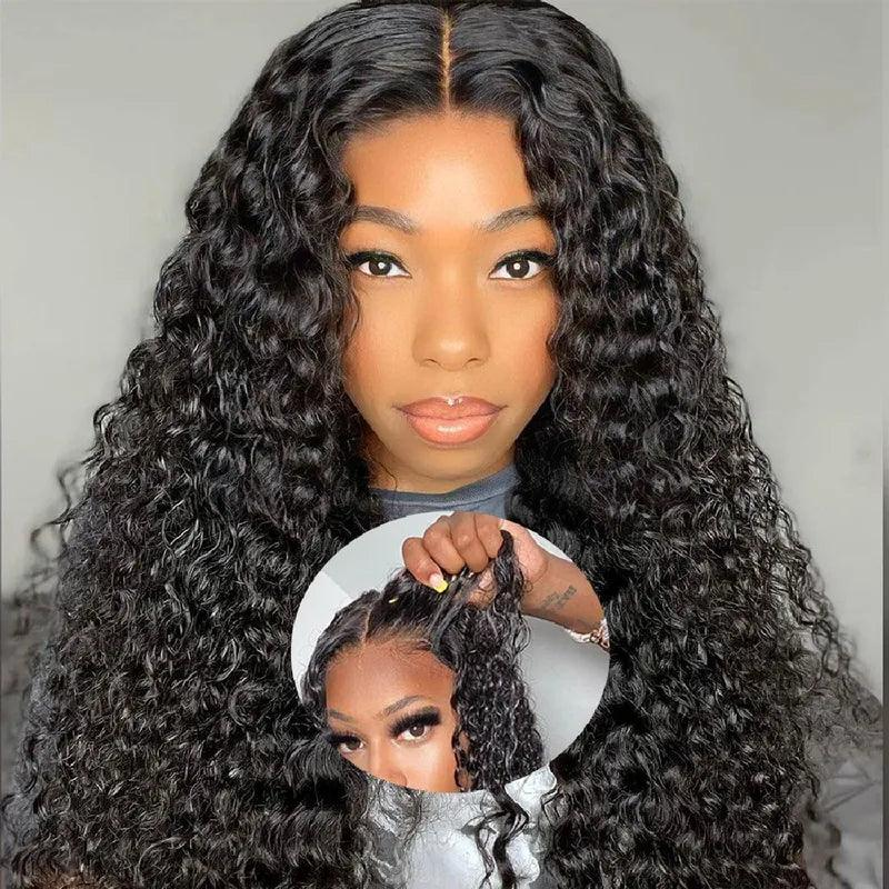 7x5 Glueless Pre-plucked Hairline Wear Go Curly Wave Wig