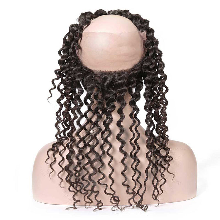 CEXXY Hair 360 Lace Frontal Human Hair Deep Wave - cexxyhair.com