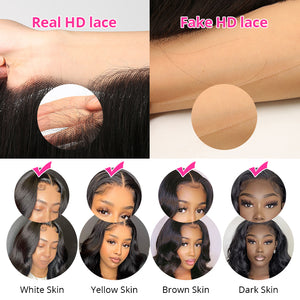 CEXXY Hair 5x5 Brazilian Hair HD Invisible Lace Closure Body Wave