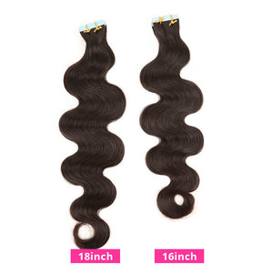 New arrivals body wave tapes hair for black woman 50G/20PCS